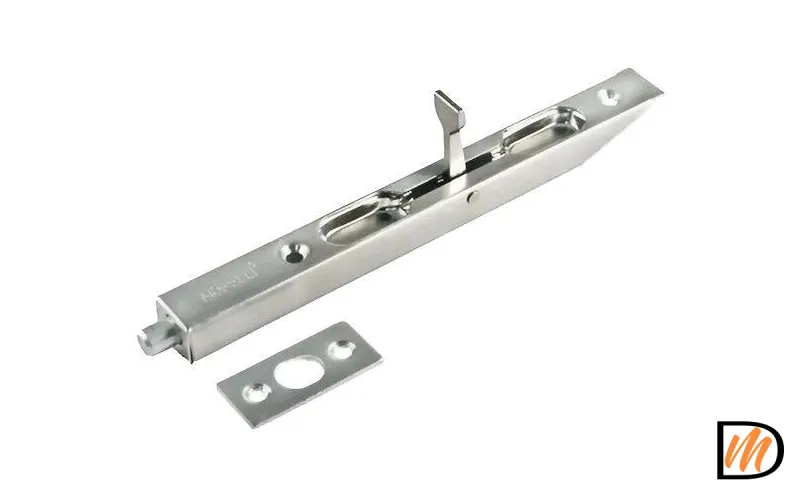 Шпингалет торцевой L160 никель матовый  MSK-9008919