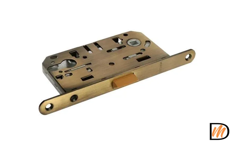 Защелка бесшумная под цилиндр 1885P бронза античная  MSK-9009450