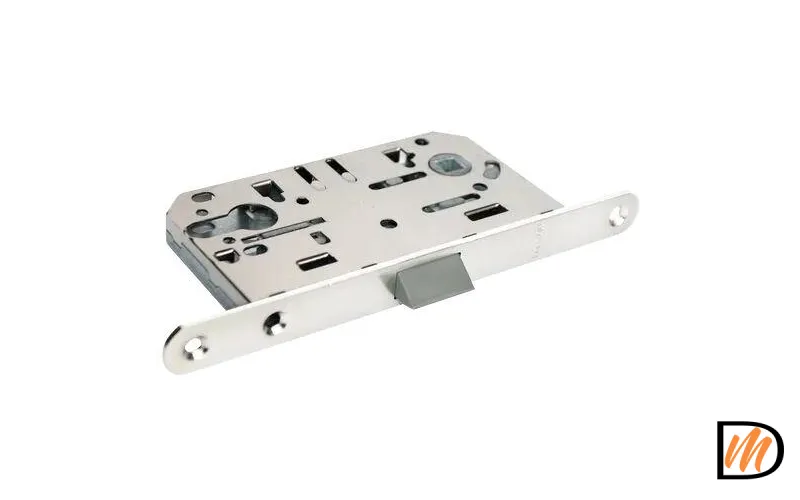 Защелка бесшумная под цилиндр 1885P хром матовый  MSK-9011264