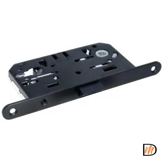 Защелка бесшумная под цилиндр 1885P черный  MSK-9011800