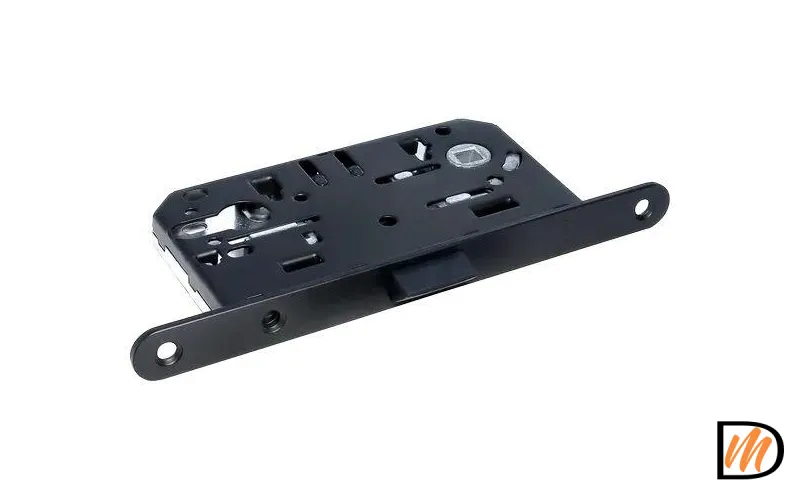 Защелка бесшумная под цилиндр 1885P черный  MSK-9011800