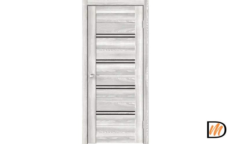 Дверное полотно Экошпон XLINE 4 800х2000 цвет Клён крем стекло Мателюкс Левое/Правое VD016508