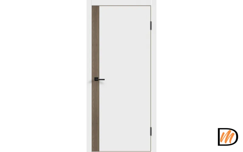 Дверное полотно Экошпон Galant DUO 1 800х2000 цвет Белый Эмалит Левое/Правое VD023364