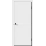 Дверное полотно Экошпон Galant H1 700х2000 цвет Белый Эмалит Левое/Правое VD024078