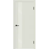 Дверное полотно Экошпон Galant Z2 800х2000 цвет Светло-серый Эмалит стекло Лакобель светло-серый Левое/Правое VD025570