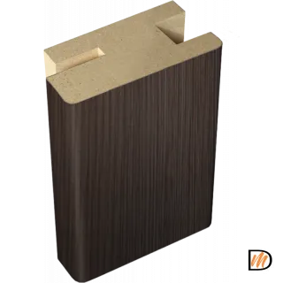 Профиль стыковочный добор-наличник Экошпон цвет Венге 50х24х2400  VD063442