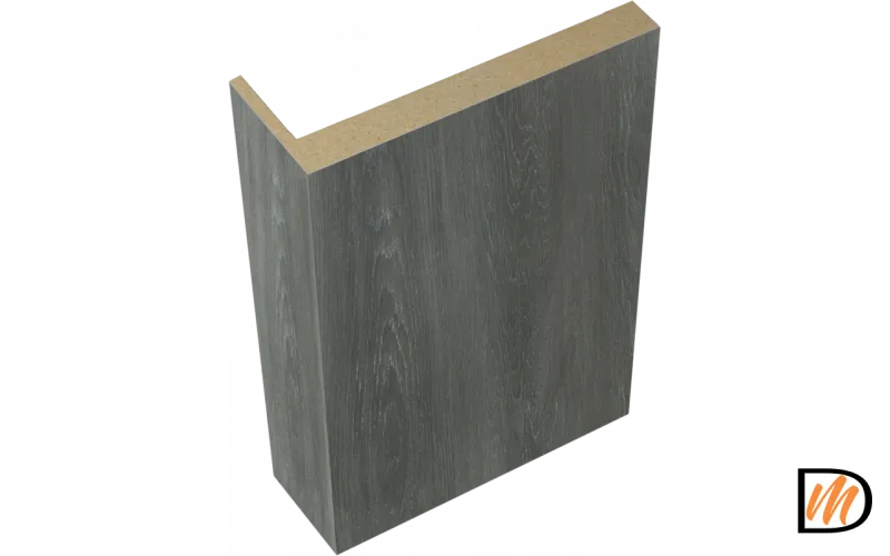 Наличник телескопический L 8мм Экошпон цвет Дуб шале графит 100х25х2440  VD064248