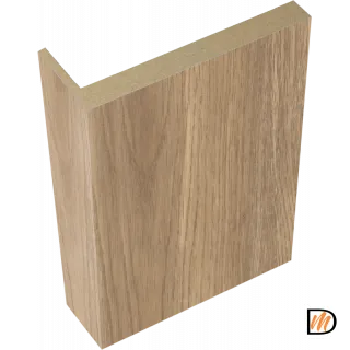 Наличник телескопический L 8мм Экошпон цвет Дуб Европейский Красный 70х25х2200  VD065446