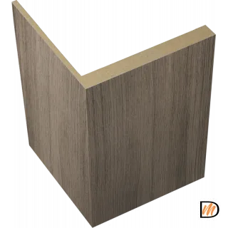 Наличник телескопический L 8мм Экошпон цвет Дуб серый 70х70х2200  VD064448