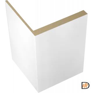 Наличник телескопический L 8мм Экошпон цвет Белый Эмалит 70х70х2200  VD064520