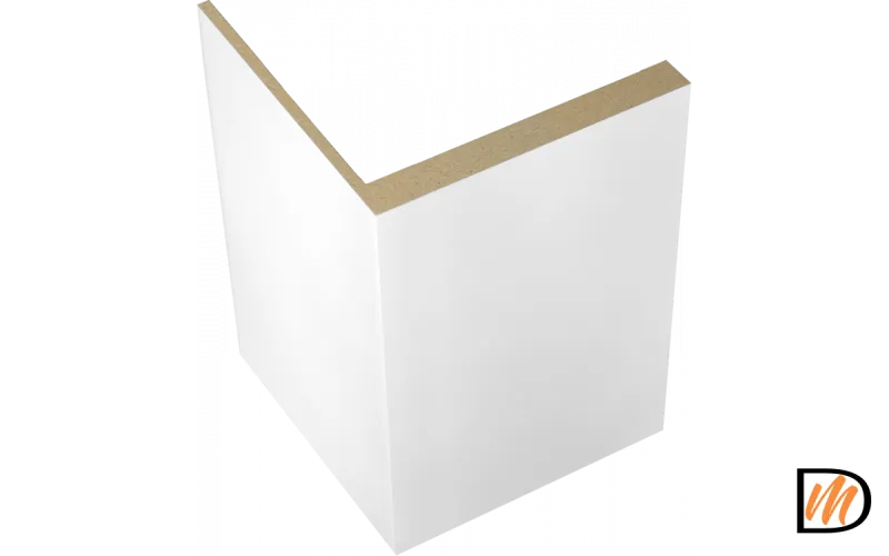 Наличник телескопический L 8мм Экошпон цвет Белый Эмалит 70х70х2200  VD064520