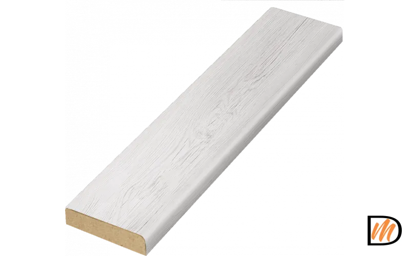 Нащельник Экошпон цвет Санторини белый 30х 8х2070  VD065281