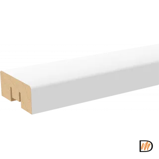 Рейка декоративная Экошпон цвет Белый Эмалит 16х 40х2700  VD066137