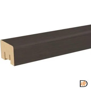 Рейка декоративная Экошпон цвет Черное дерево 20х 30х2700  VD066150