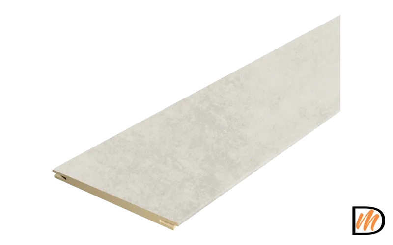 Добор телескопический Экошпон цвет Муар снежный 200х 8х2150  VD067621