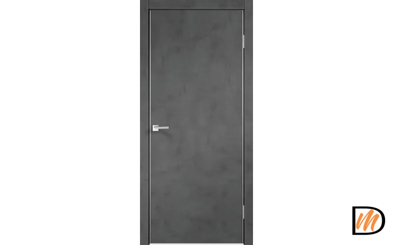 Дверное полотно Экошпон TECHNO 900х2000 цвет Муар темно-серый Левое/Правое VD080296