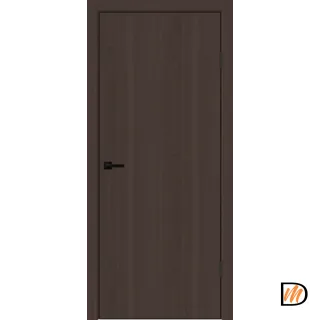 Дверное полотно SOFTWOOD TECHNO BLACK 600х2000 цвет Орех американский шоколад Левое/Правое VD082584