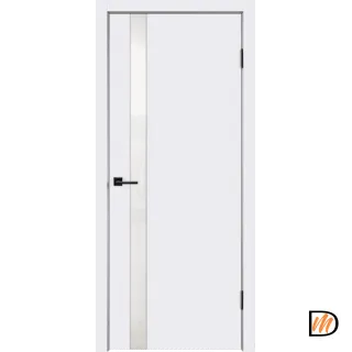 Дверное полотно Эмаль SCANDI 1 Z1 900х2000 цвет Белый стекло Лакобель белое Левое/Правое VD1000402
