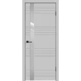 Дверное полотно Эмаль SCANDI N Z1 900х2000 цвет Светло-серый стекло Лакобель светло-серый Левое/Правое VD1000611