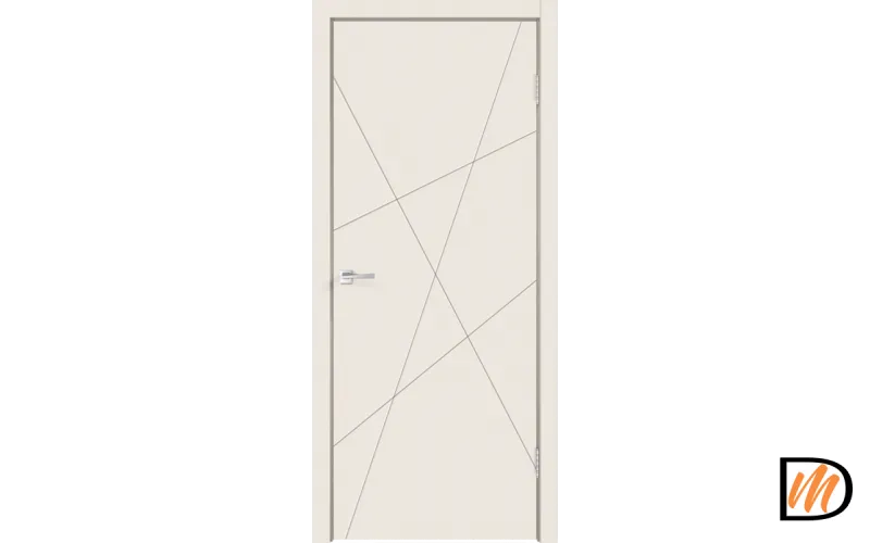 Дверное полотно Эмаль SCANDI S 600х2000 цвет Слоновая кость Левое/Правое VD1000895