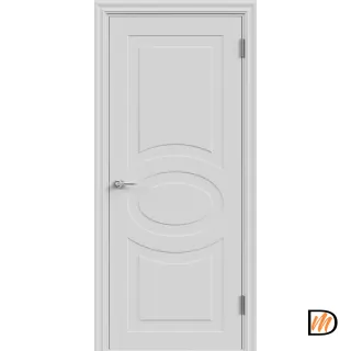Дверное полотно Эмаль VERONA 2 800х2000 цвет Светло-серый Левое/Правое VD1003062