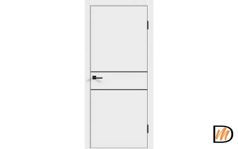 Дверное полотно Эмаль Flat H2 800х2000 цвет Белый Левое/Правое VD1003458