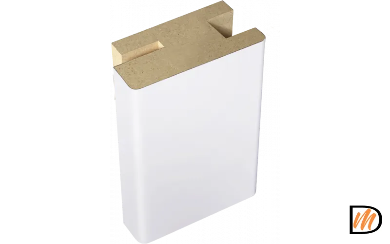 Профиль стыковочный добор-наличник Эмаль цвет Белый 50х24х2400  VD1010031