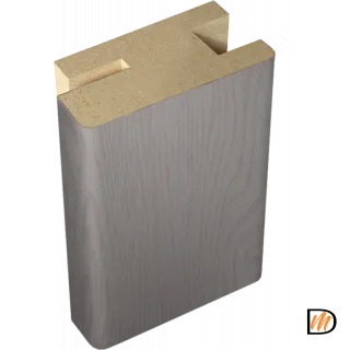 Профиль стыковочный добор-наличник SoftTouch цвет Ясень грей структурный 50х24х2400  VD1020076