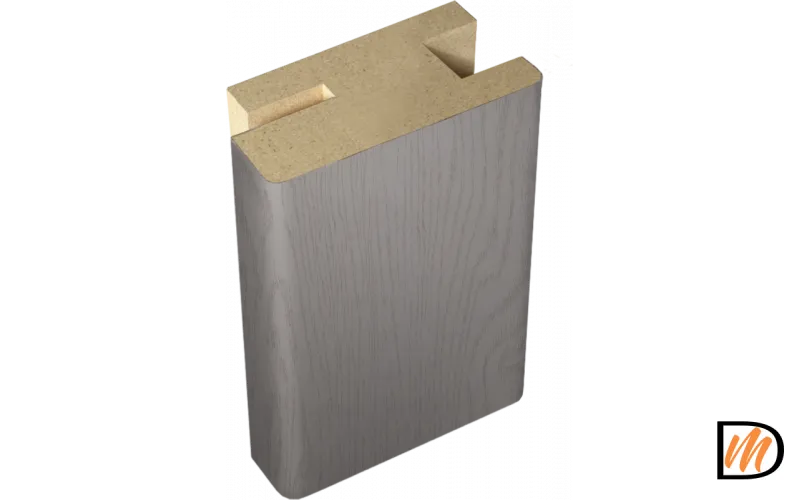 Профиль стыковочный добор-наличник SoftTouch цвет Ясень грей структурный 50х24х2400  VD1020076