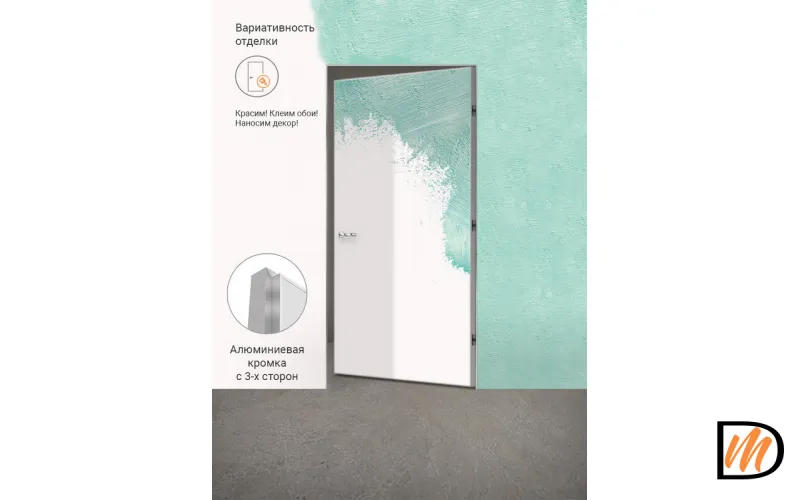 Дверное полотно под покраску INVISIBLE ОПТИМ реверсивное 800х2300 Левое VD1072447