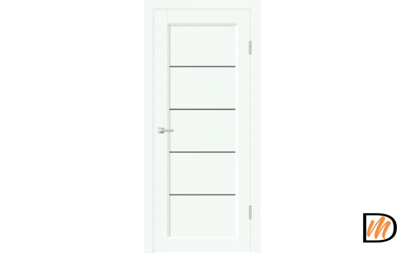 Дверное полотно EMALUX STYLE 1 со стеклом 800х2000 цвет Эльбрус стекло Мателюкс Графит Левое/Правое VD1290127