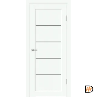 Дверное полотно EMALUX STYLE 1 со стеклом 900х2000 цвет Эльбрус стекло Мателюкс Графит Левое/Правое VD1290128