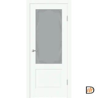 Дверное полотно EMALUX ALTO 22 2V 900х2000 цвет Эльбрус стекло Грани Мателюкс Левое/Правое VD1290253