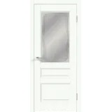 Дверное полотно EMALUX VILLA 3V 600х2000 цвет Белый Опал стекло Грани Мателюкс Левое/Правое VD1291390