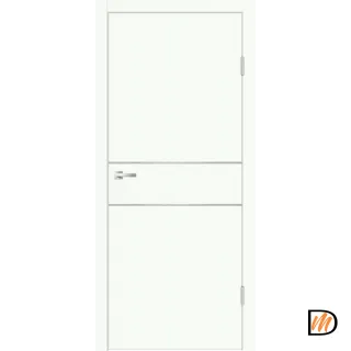 Дверное полотно EMALUX Galant H2 800х2000 цвет Белый Опал Левое/Правое VD1300101