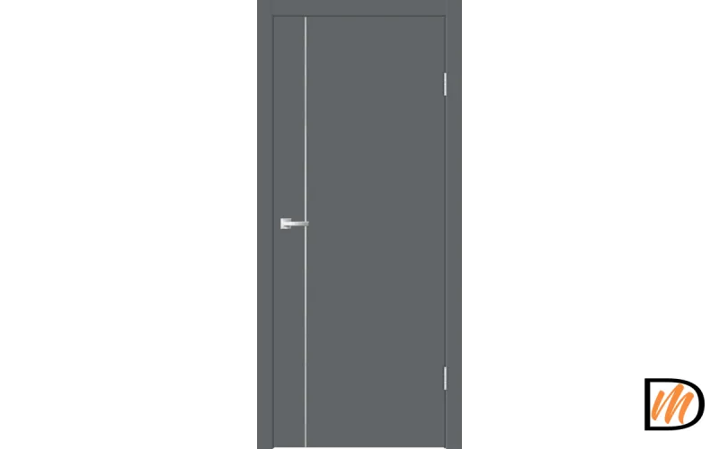 Дверное полотно EMALUX Galant M1 700х2000 цвет Вулкан Левое/Правое VD1300155
