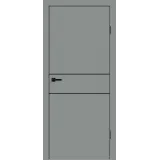 Дверное полотно EMALUX TECHNO BLACK H2 900х2000 цвет Серый Агат Левое/Правое VD1300308