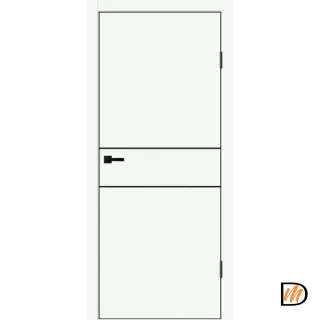 Дверное полотно EMALUX TECHNO BLACK H2 700х2000 цвет Эльбрус Левое/Правое VD1300310