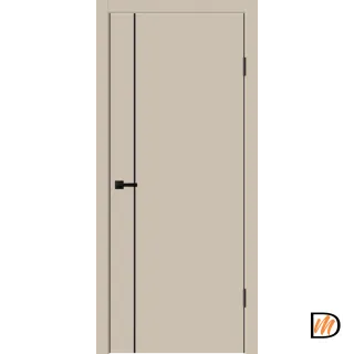 Дверное полотно EMALUX TECHNO BLACK MV1 800х2000 цвет Кварцит Левое/Правое VD1300351