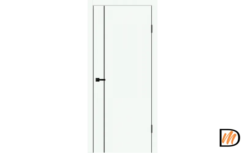 Дверное полотно EMALUX TECHNO BLACK MV1 700х2000 цвет Эльбрус Левое/Правое VD1300358
