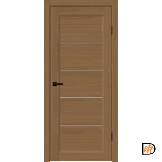 Дверное полотно SOFTWOOD STYLE 1 со стеклом 800х2000 цвет Орех американский мореный стекло Мателюкс Левое/Правое VD162408