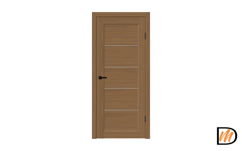 Дверное полотно SOFTWOOD STYLE 1 со стеклом 900х2000 цвет Орех американский мореный стекло Мателюкс Левое/Правое VD162409