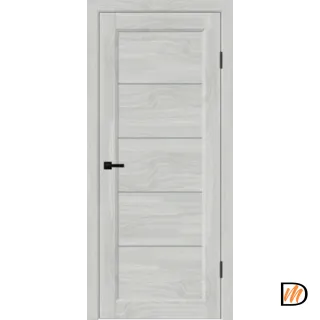 Дверное полотно SOFTWOOD STYLE 1 со стеклом 800х2000 цвет Орех американский светлый стекло Мателюкс Левое/Правое VD162412