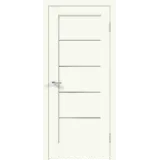Дверное полотно Экошпон PREMIER 1 900х2000 цвет Молочный Эмалит стекло Мателюкс Левое/Правое VD805019
