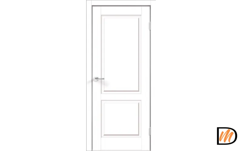 Дверное полотно Экошпон VILLA 2P 600х2000 цвет Белый Эмалит Левое/Правое VD810451