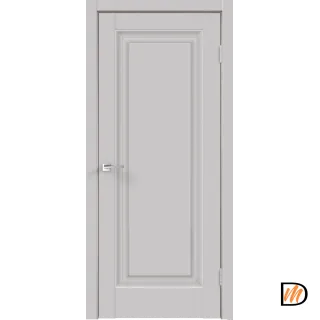 Дверное полотно Экошпон ALTO 9 глухое 600х2000 цвет Серый Эмалит Левое/Правое VD810724