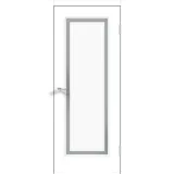 Дверное полотно Экошпон FLY 61 600х2000 цвет Белый Эмалит Левое/Правое VD811236