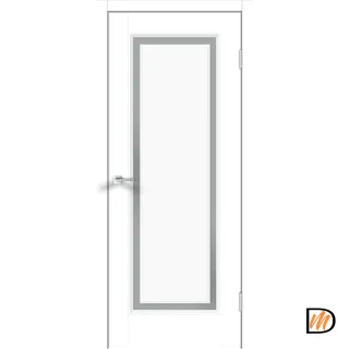 Дверное полотно Экошпон FLY 61 600х2000 цвет Белый Эмалит Левое/Правое VD811236