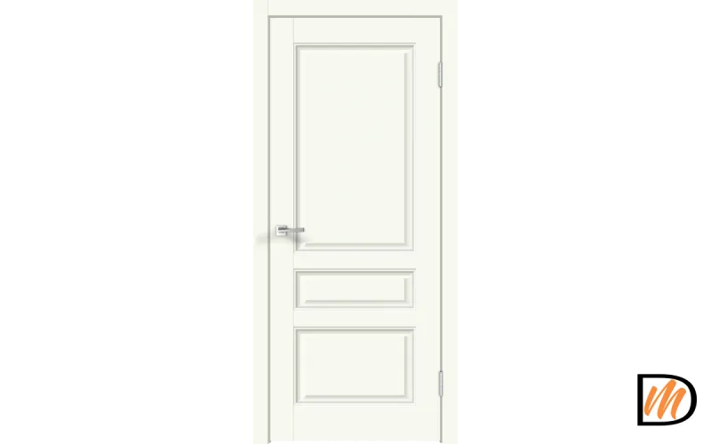 Дверное полотно Экошпон VILLA 3P 600х2000 цвет Молочный Эмалит Левое/Правое VD811822