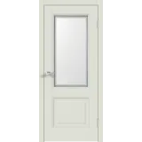 Дверное полотно Экошпон ALTO 6 900х2000 цвет Светло-серый Эмалит стекло Мателюкс, контур №1 Левое/Правое VD813315